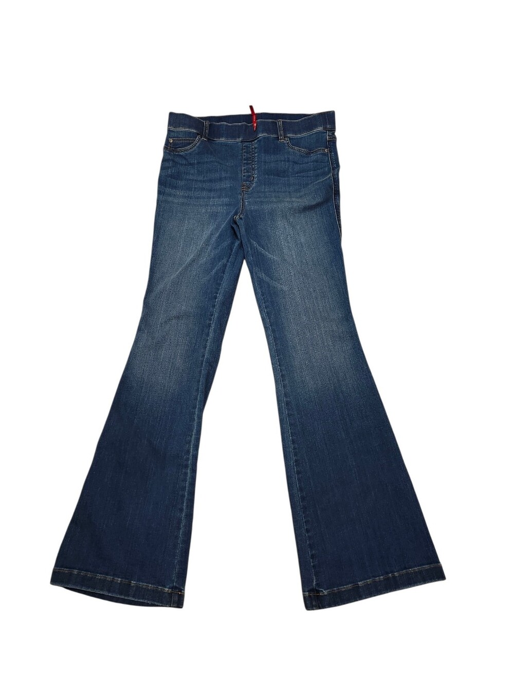 Spanx Women's Blue Flared Jeans - XL